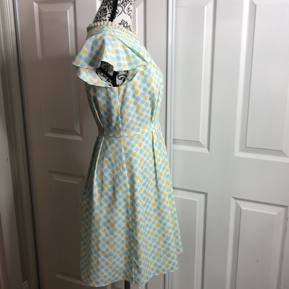 Jason Wu Target Dress Yellow Turquoise Beaded Dress 4 - Picture 3 of 6